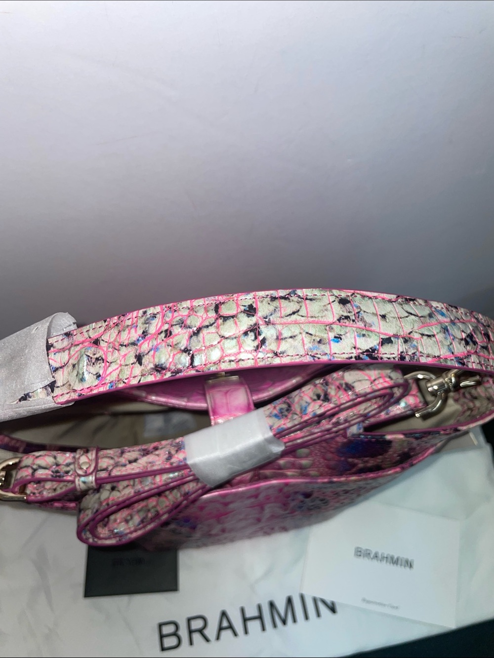 NWT Brahmin ‘Shira’ Ombre Melbourne Satchel - Picture 3 of 13